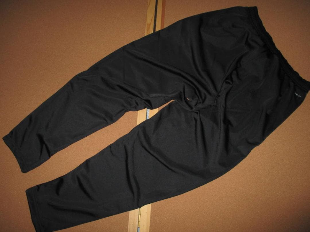 XL O アディダス 定番 ウォームアップ ジャージ 上下セット ウインド 黒