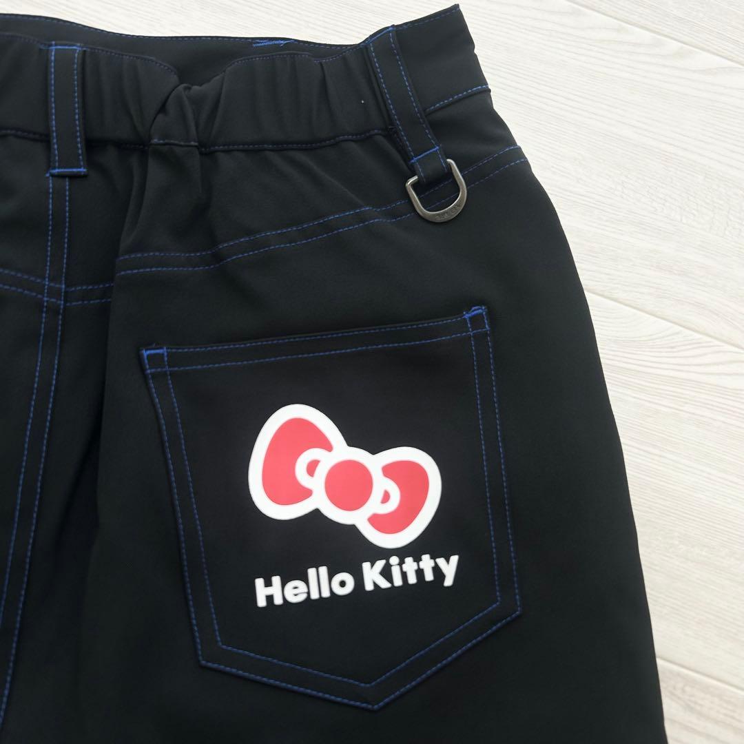 新品　ニューエラゴルフ　スカート　ストレッチ　春夏　キティちゃん　ブラック　M