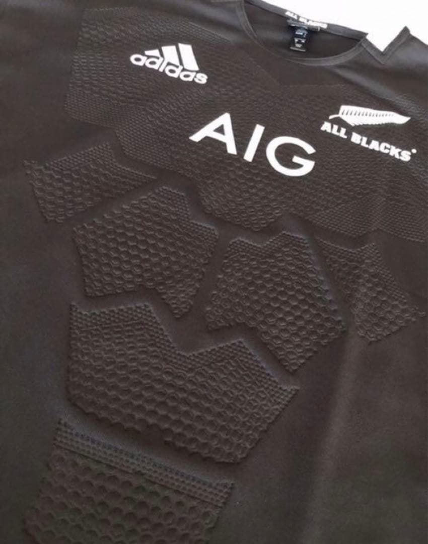 adidas アディダス オールブラックス　トレーニングシャツ　ラグビー