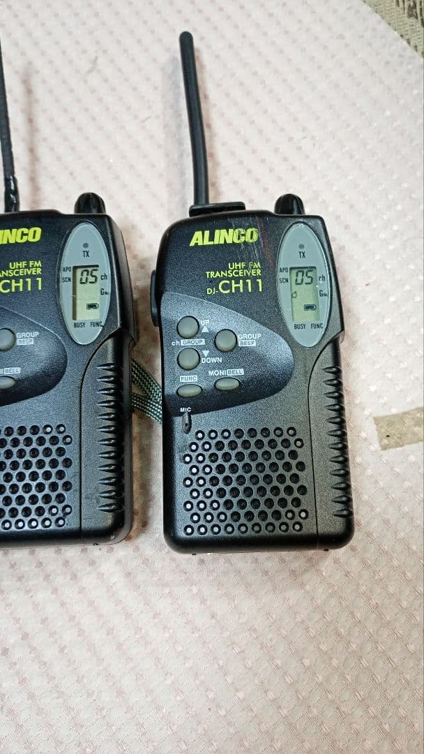 小電力トランシーバーALINCO DJ CH1 1 動作確認済 電池無し