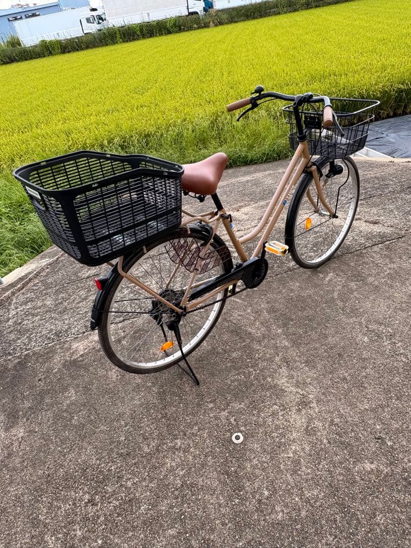 ツインバスケット・お買い物仕様ママチャリ(26㌅)近隣配達します！お引き取りOK