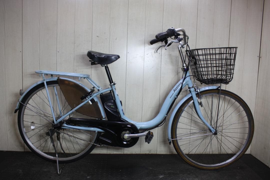 ブリヂストンアシスタベーシックA6BD18 8.9AH 26インチ BLUE