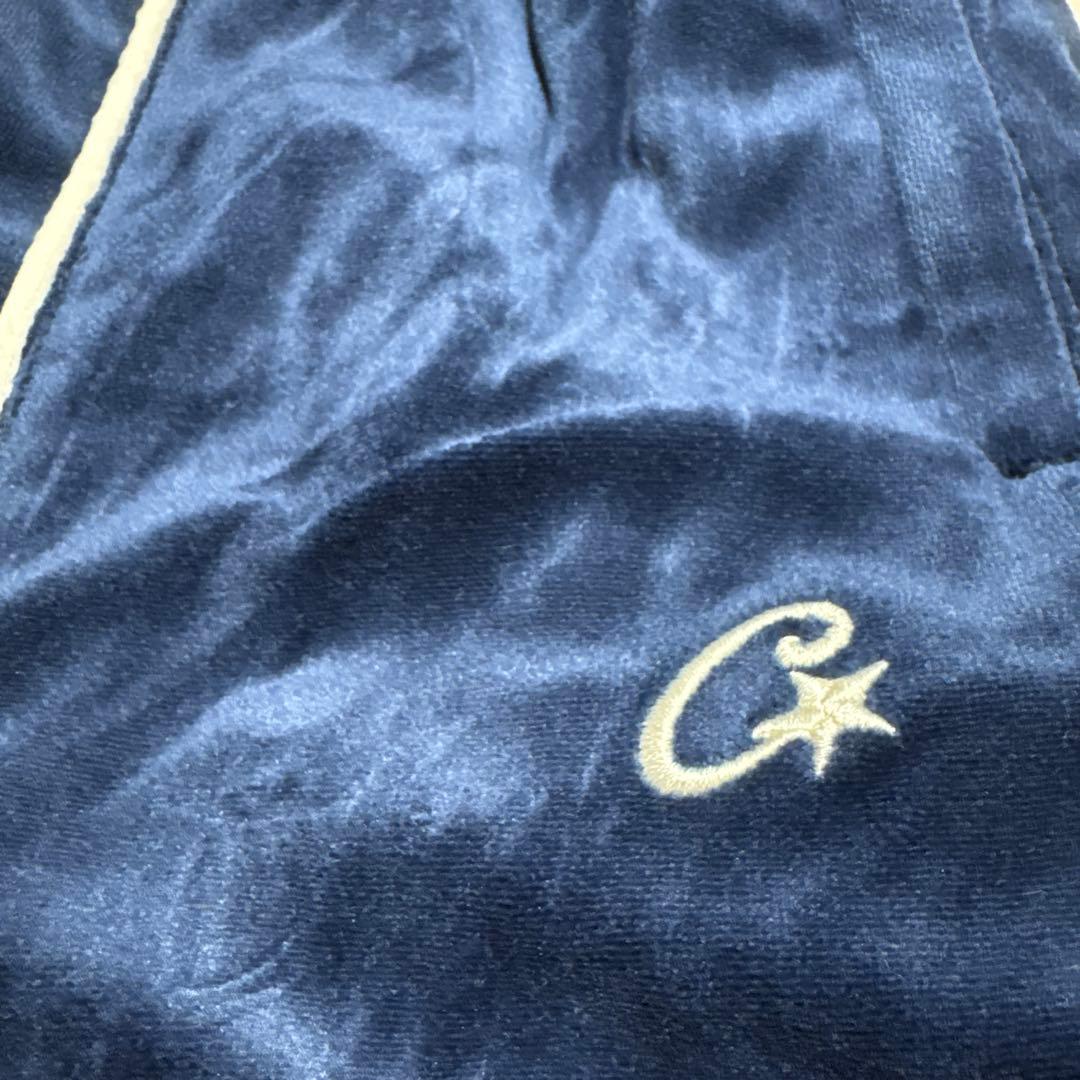 Corteiz VVS Uptown Velour セットアップ Sネイビー