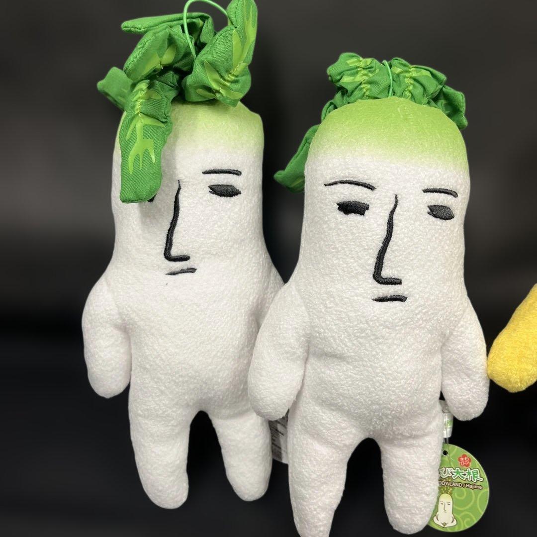 大根ぬいぐるみ 4体セット