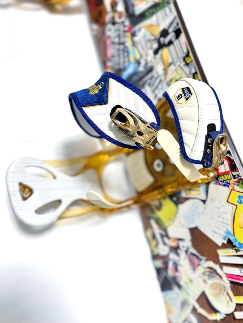 【2008モデル151】BURTON バインディング付き スノーボード オブジェ