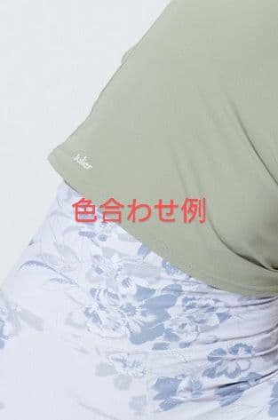 新品 ジュリエ かわいい スノーフラワープリント ヨガウェア