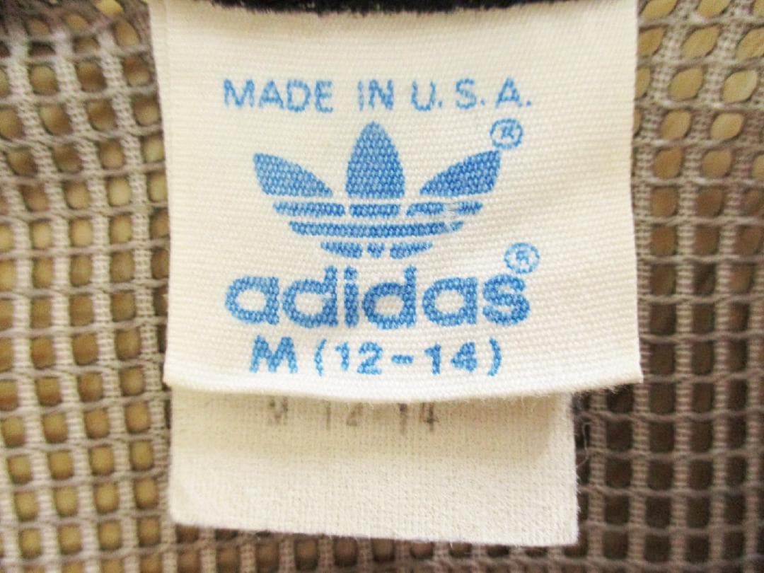 アディダス ヴィンテージ＜90’s USA製 メッシュタンクトップ＞M0244c