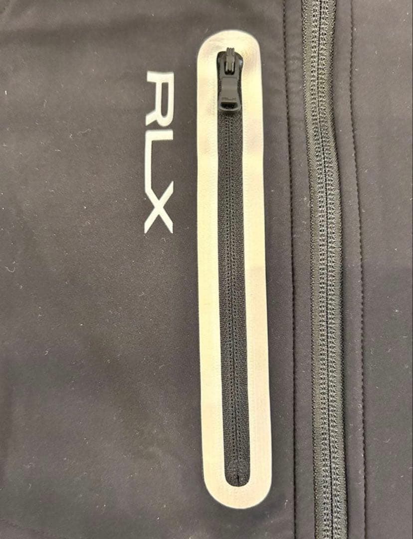 RLX ゴルフ　 フード付きハーフジップパーカー M