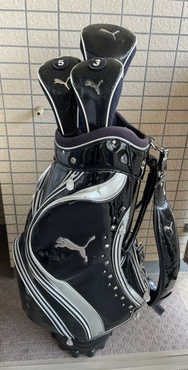 【希少】プーマ ゴルフ キャディーバック おまけヘッドカバー
