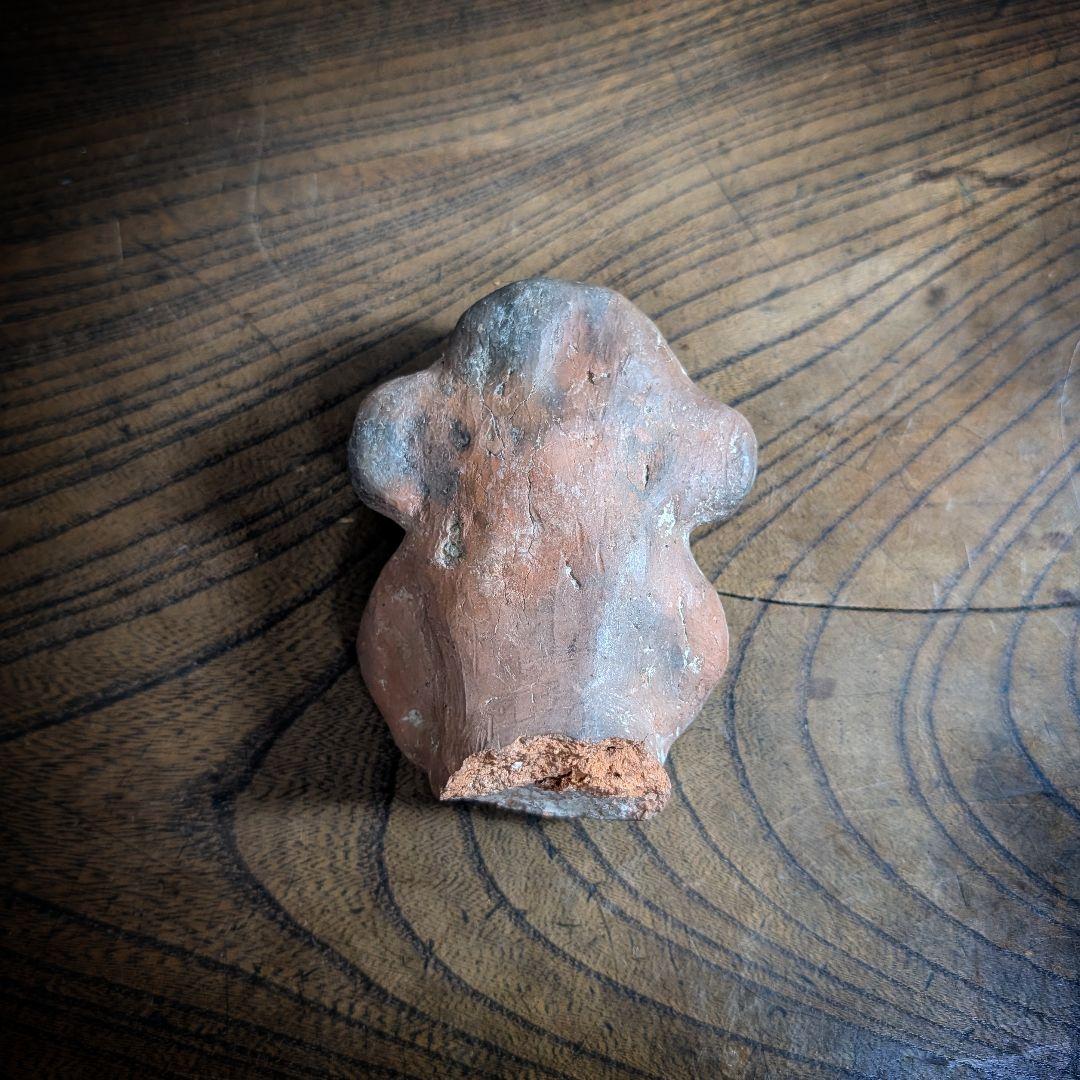 【資料級】メキシコ先古典期 土偶残欠（テラコッタ・フィギュア）希少出土品