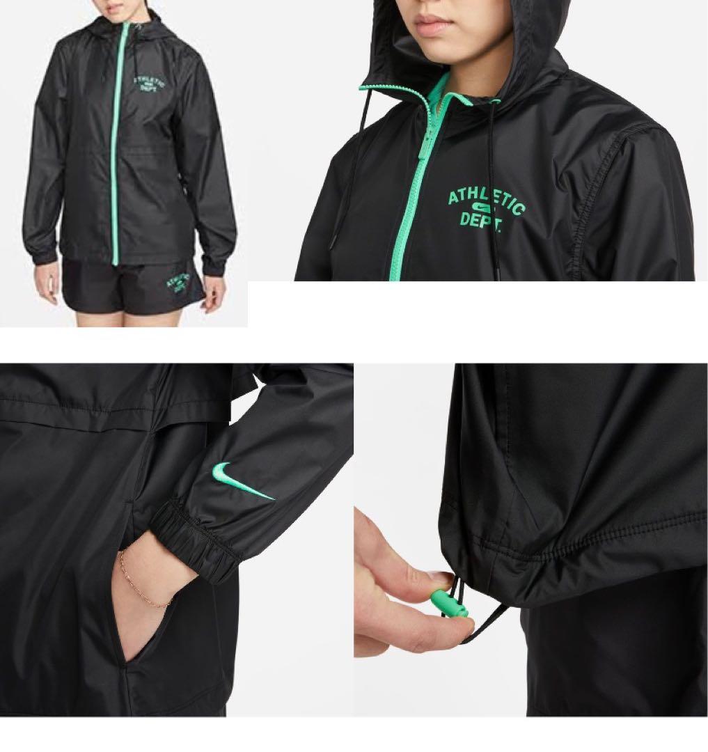 送料無料 新品 NIKE ウーブン フーディ ジャケット&ショートパンツ L