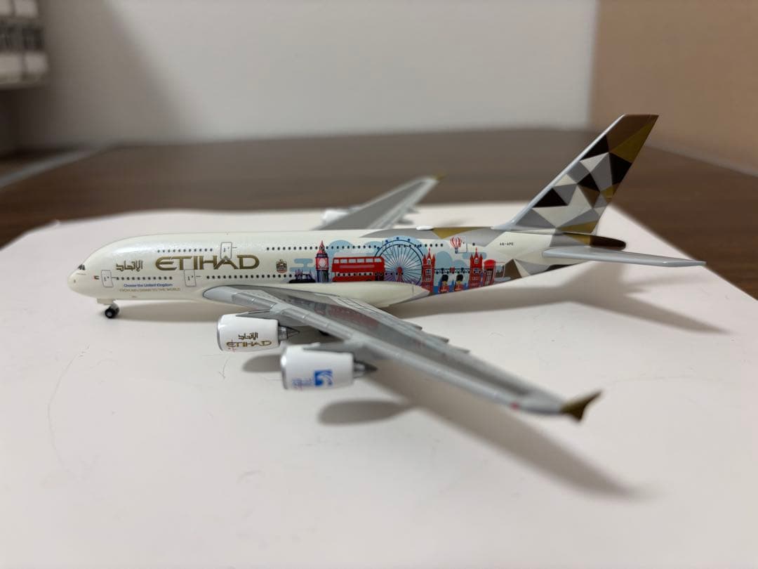 エティハド　A380 United Kingdom herpa 1/500