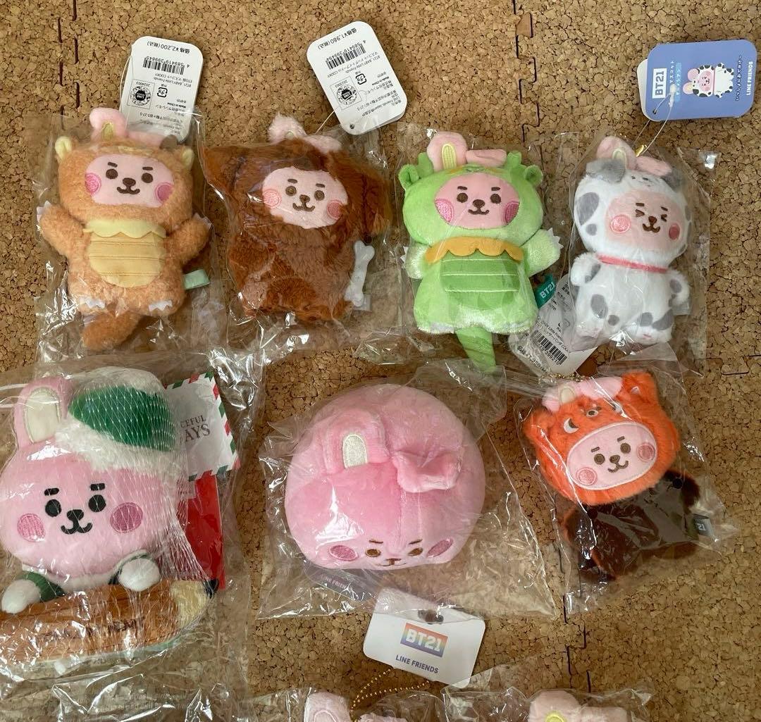 BT21 COOKY セット　ぬいぐるみ マスコット
