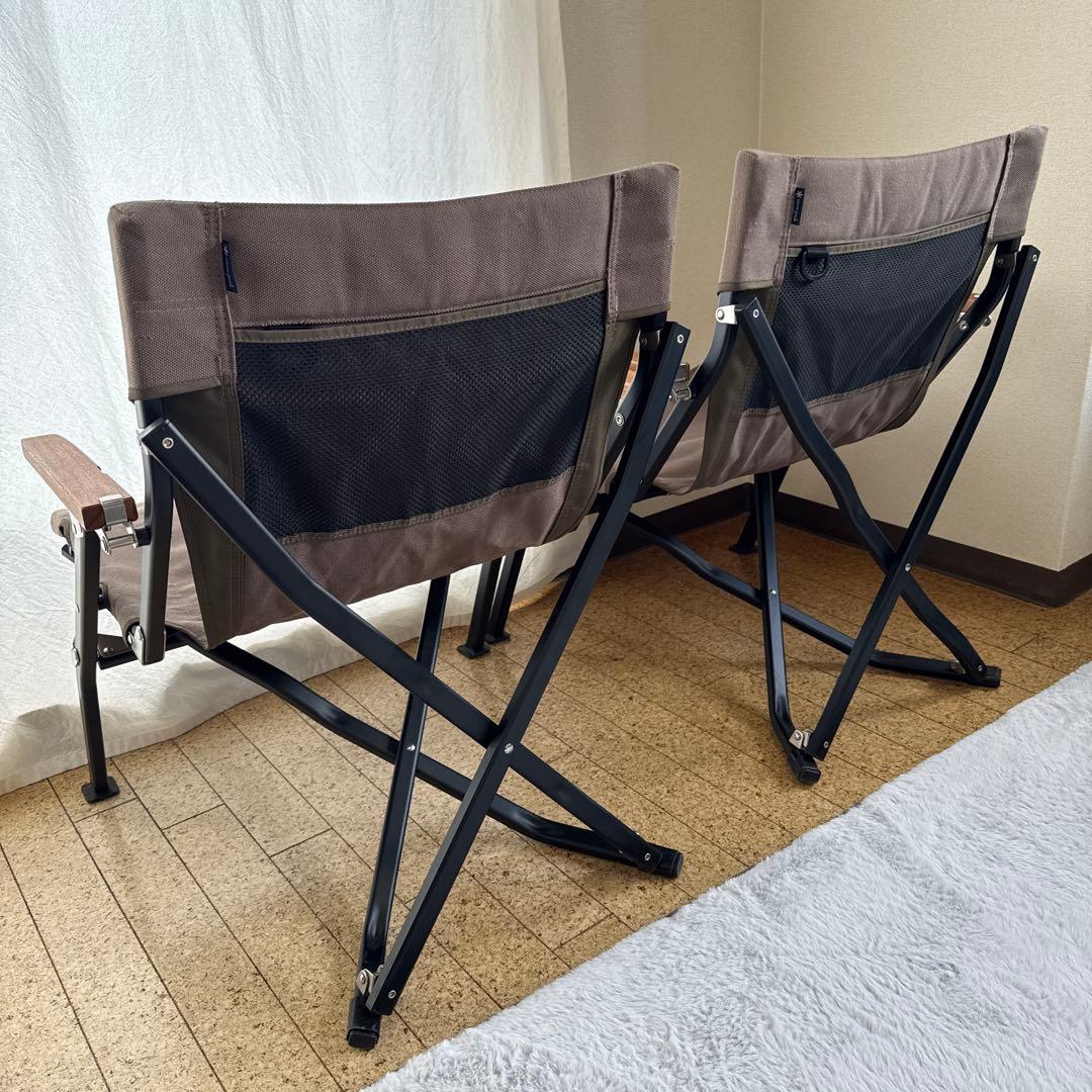 2脚セット販売‼️ スノーピークローチェア ショート グレー