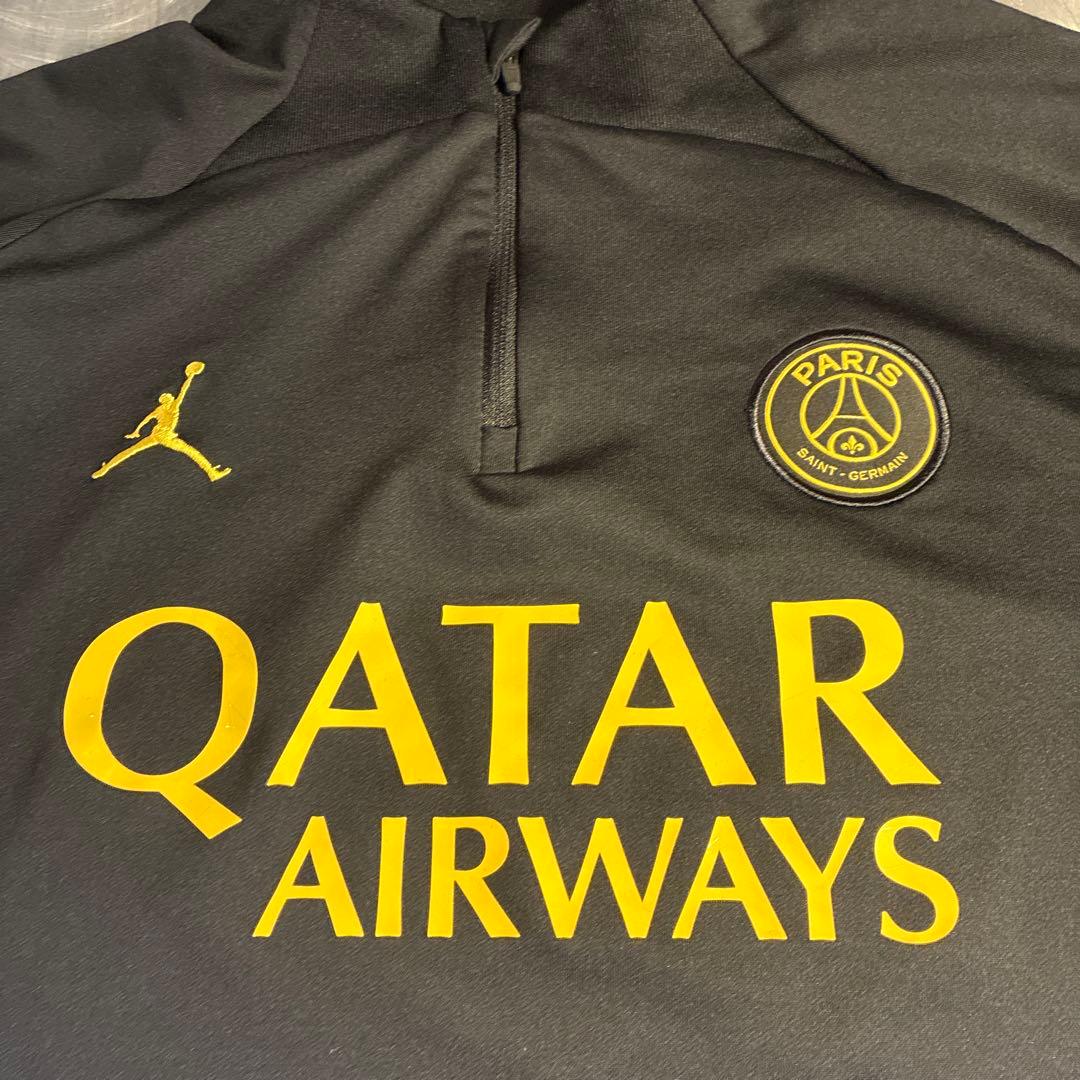 PSG ブラックイエロー　XL上下セット