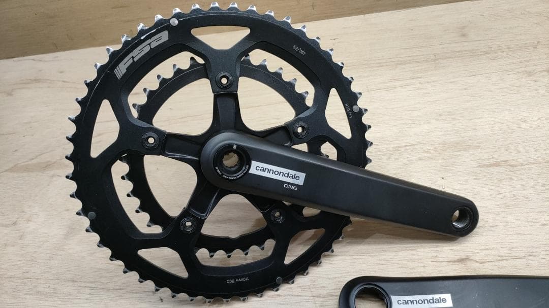 ■cannondale one■172.5mm 52/36T■クランク■