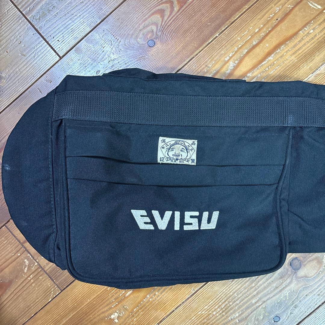EVISU ブラック ゴルフバッグ