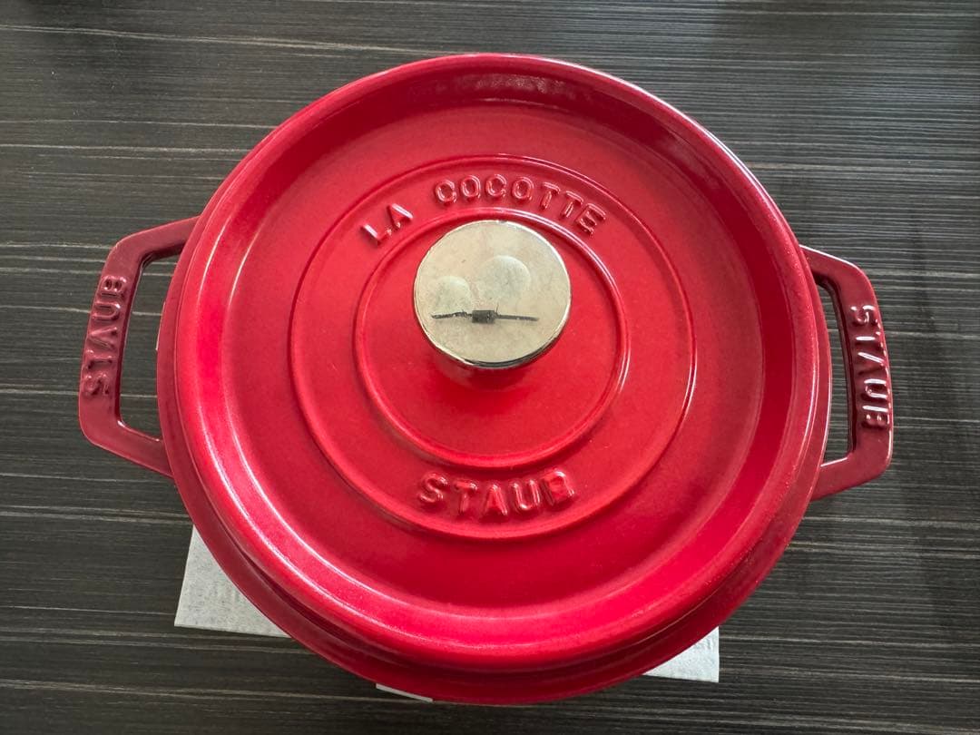 STAUB ストウブ　ピコ・ココット 16 cm ラウンド　チェリー