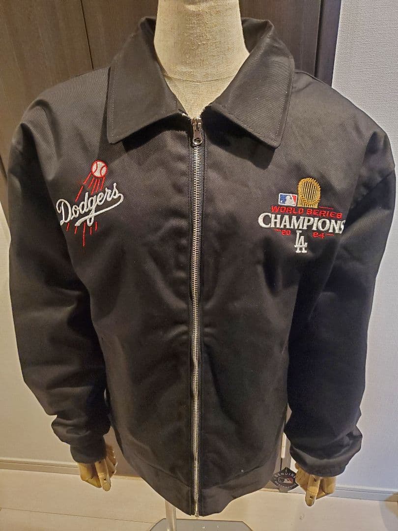 ドジャース ワールドシリーズ優勝記念ジャケット 海外Ｌサイズ MLB 大谷翔平