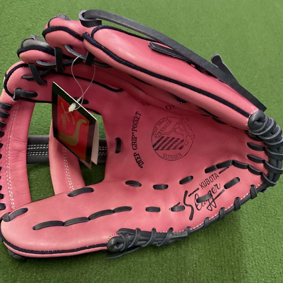 久保田スラッガー軟式グローブ ピンクksブラック2000年限定品