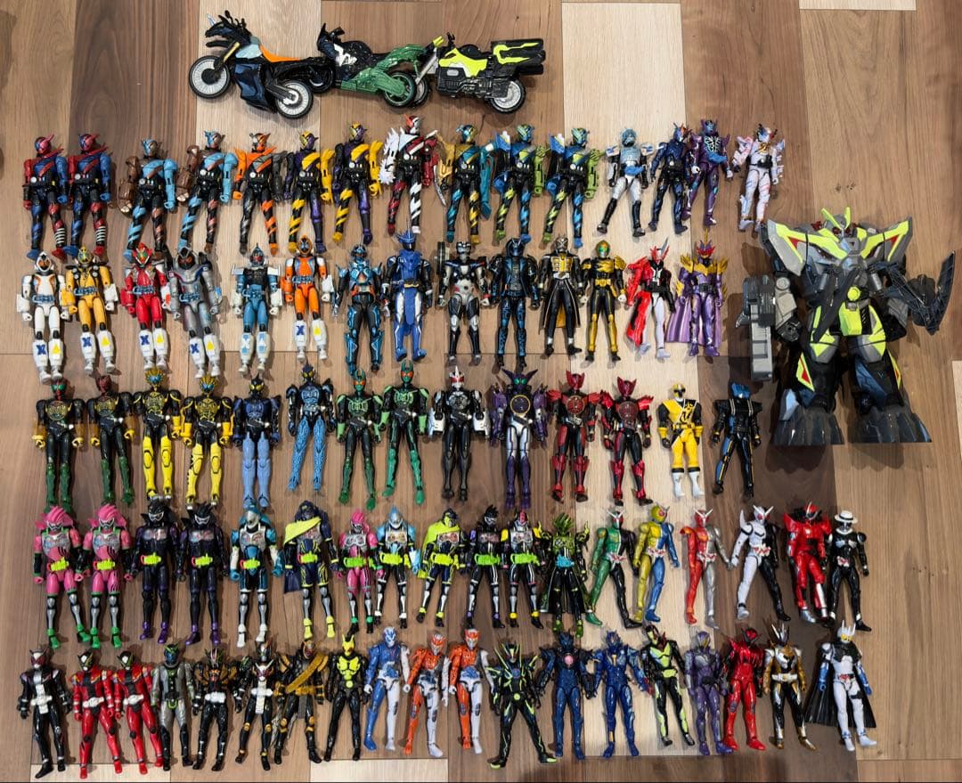仮面ライダーフィギュアまとめ売り
