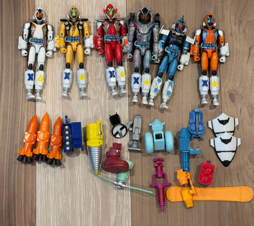 仮面ライダーフィギュアまとめ売り