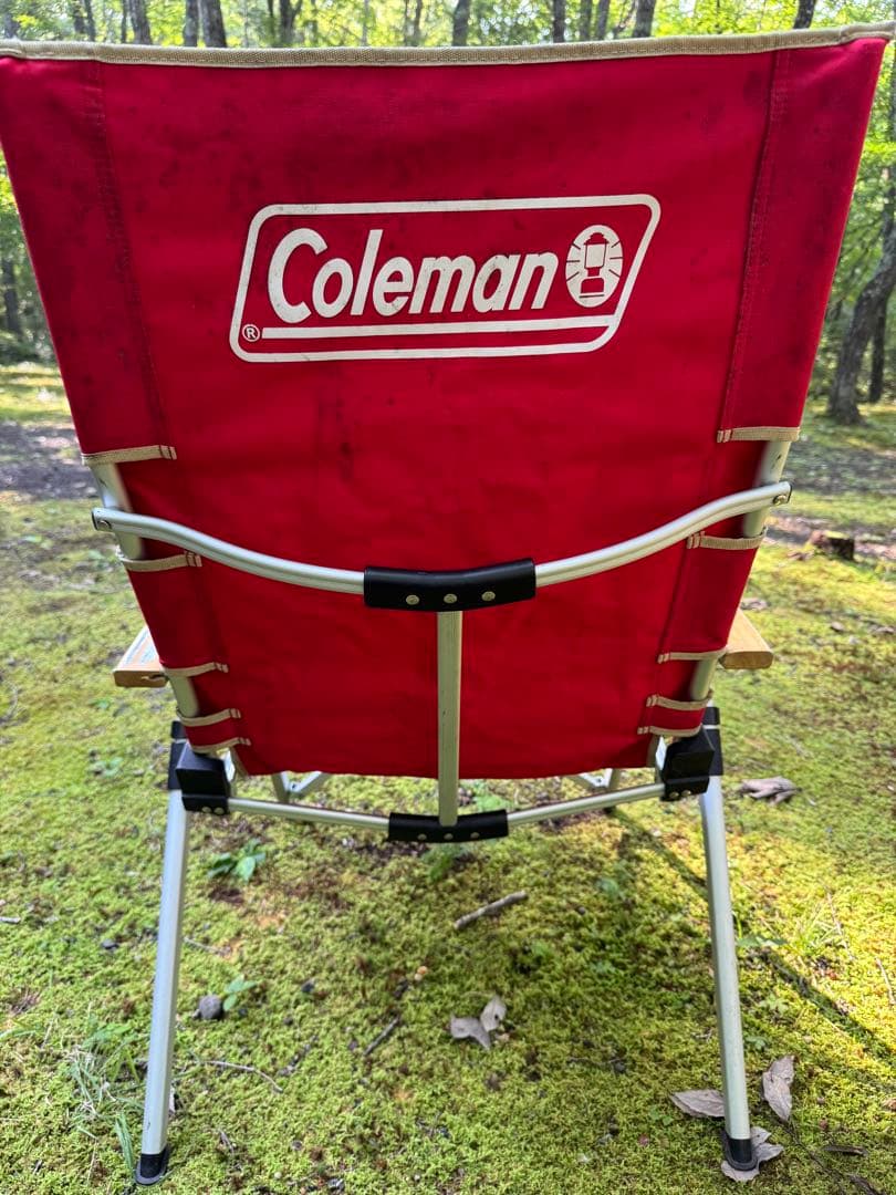 Coleman コールマン レイチェア 折りたたみチェア 赤 2脚セット 送料込