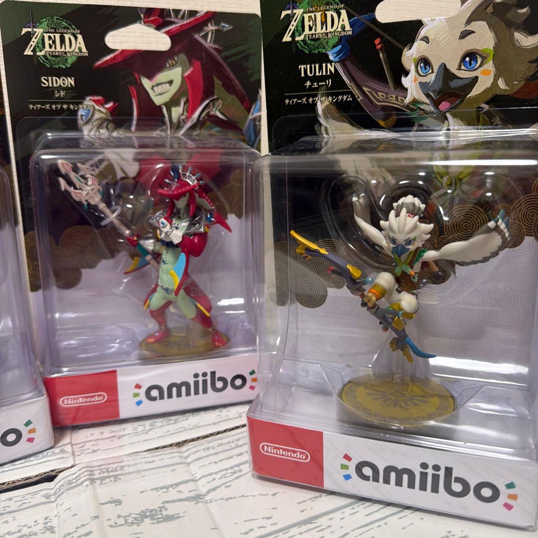 【新品未開封】 ゼルダの伝説 amiibo セット 4賢者 ティアキン