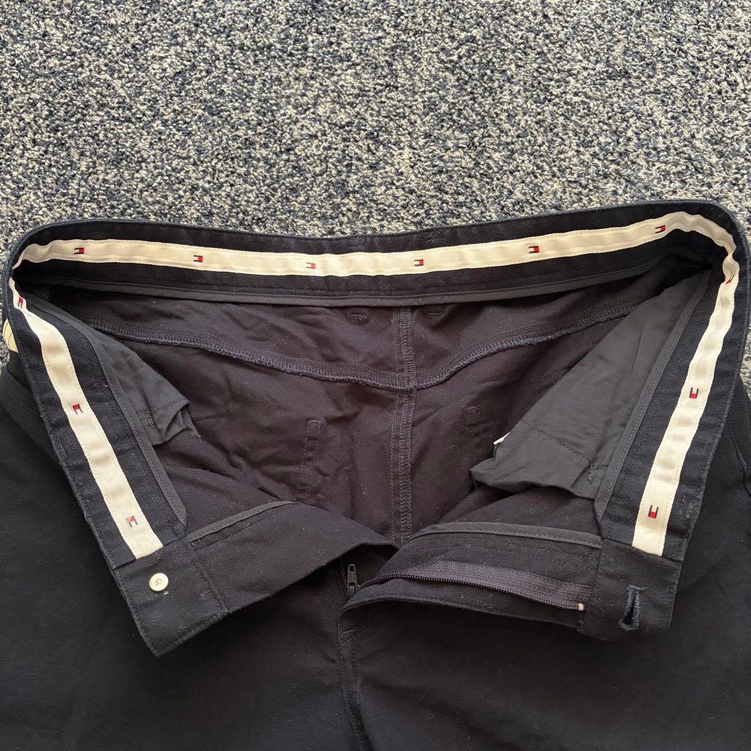 トミーヒルフィガーゴルフ　ストレッチ　パンツ　ゴルフウェア　ネイビー　サイズLL