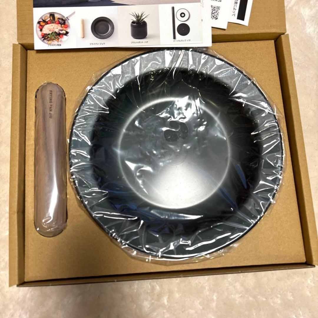 新品フライパンジュウ Mサイズ ハンドルセット（ウォルナット）TENT×藤田金属