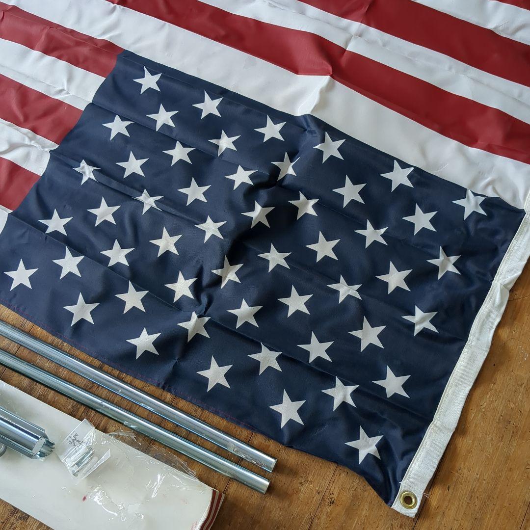 米軍放出品　未使用　大型　USAフラッグ