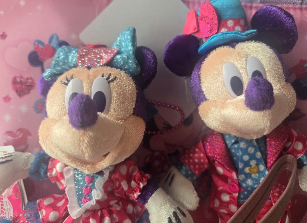 ミッキー　ミニー ぬいぐるみセット　パルパルーザ　ぬいぐるみバッジ