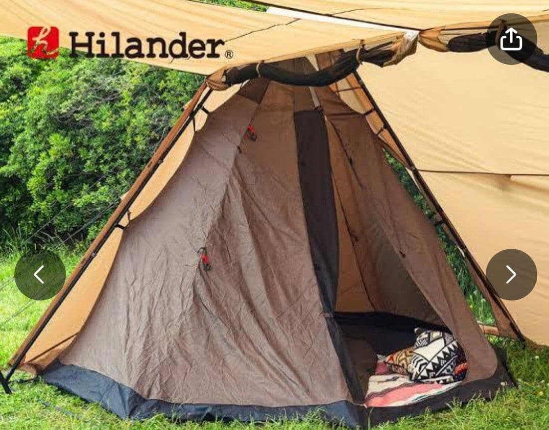 ハイランダー　グランピアン＆ネヴィス　専用インナーテント（4人用）