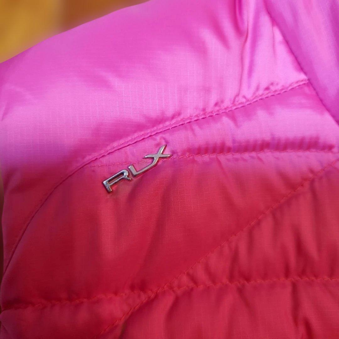 美品☆彡Ralph Lauren RLX ピンクダウンベスト