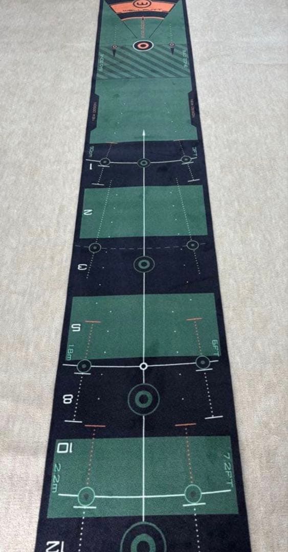 【美品】WELLPUTT パッティングマット 3m