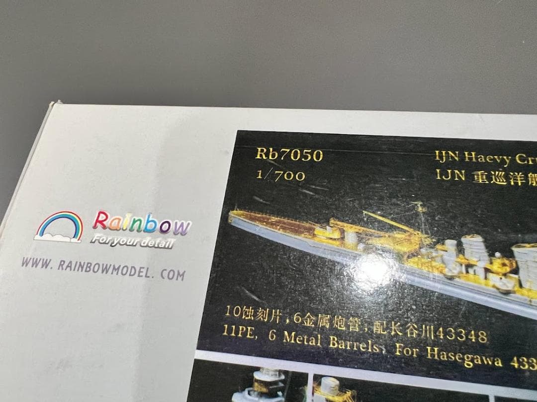 Rainbow 1/700重巡洋艦 衣笠1941 用ディティールアップセット