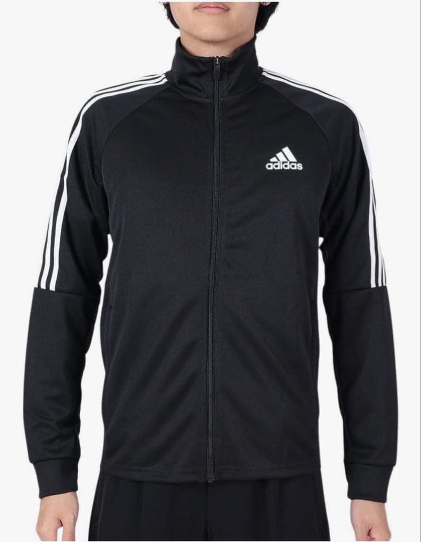 adidas アディダス XXL ジャージ上下 セットアップ トラックスーツ 黒