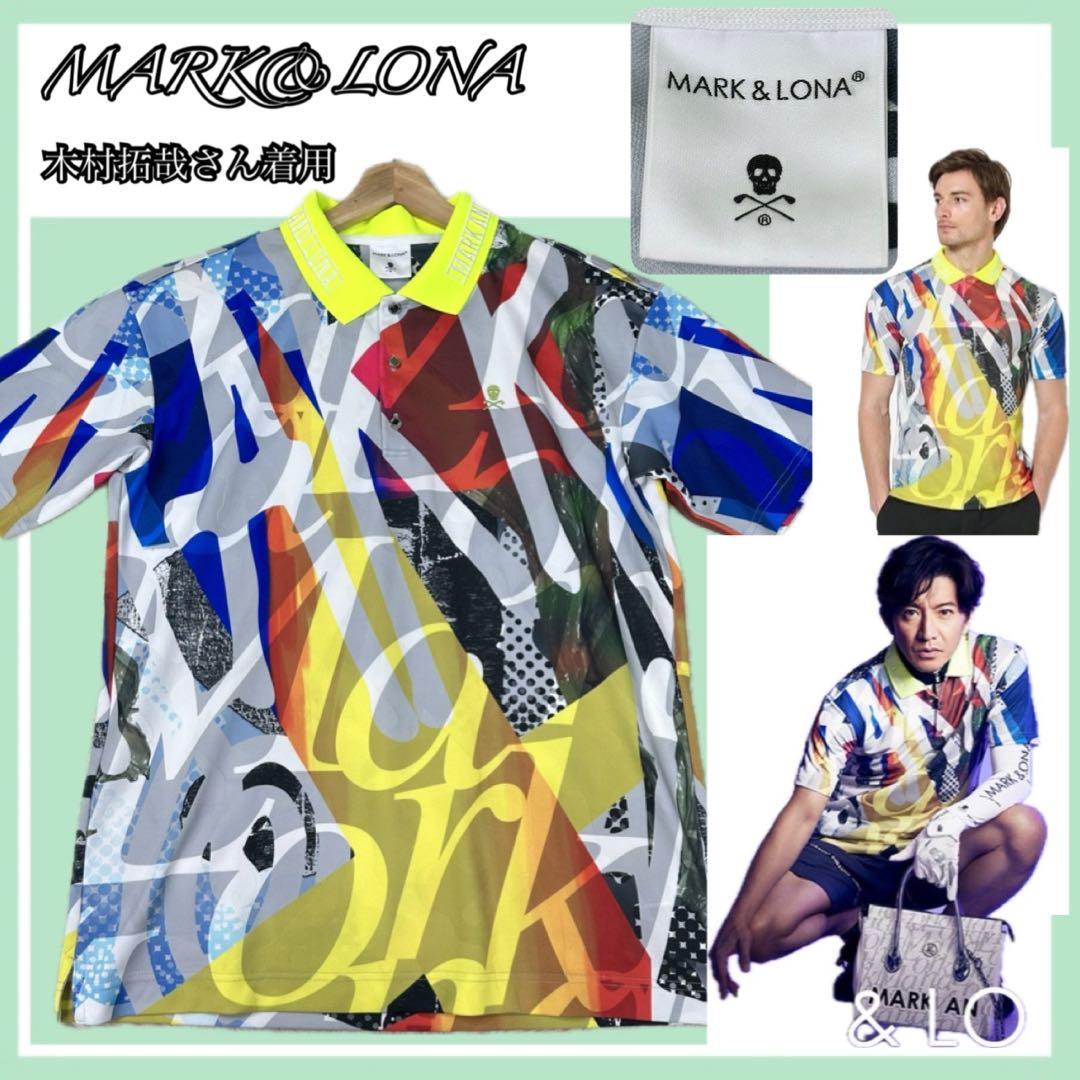 ✨極美品✨MARK&LONA 木村拓哉着用 アートグラフィック 半袖ポロシャツ