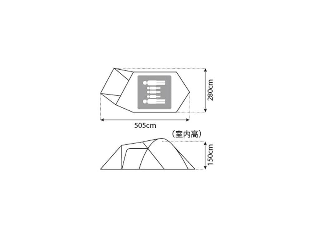 新品未開封☆スノーピーク アメニティドームM SDE001RH