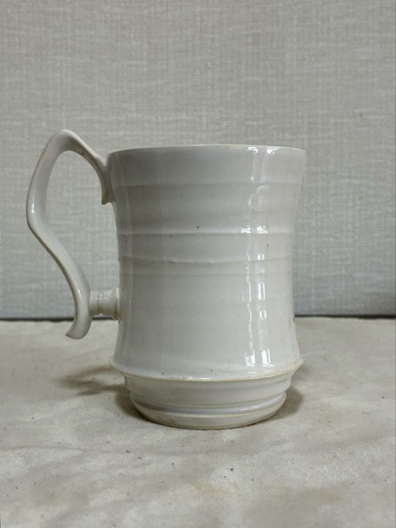 濱中史郎 ホワイト マグカップ 萩焼