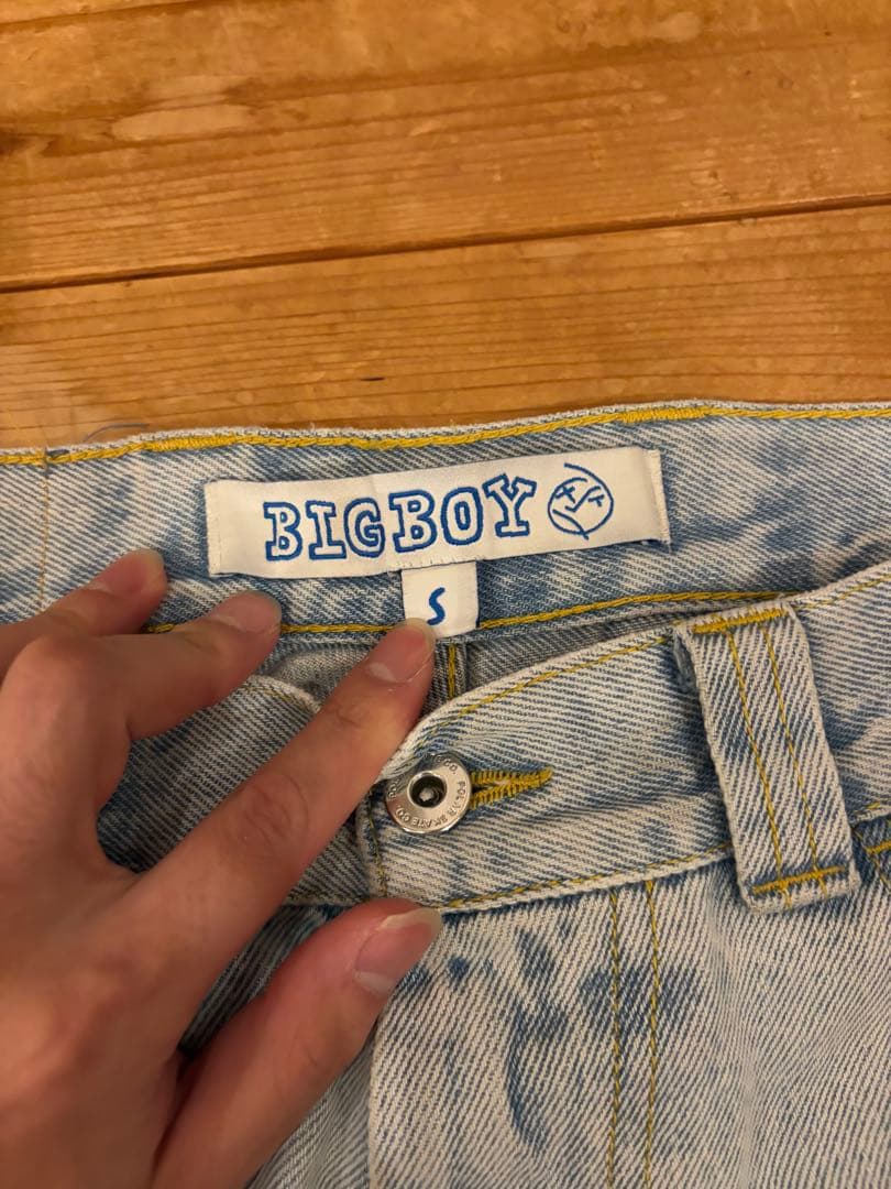 初期ロゴ　Polar big boy S stone wash