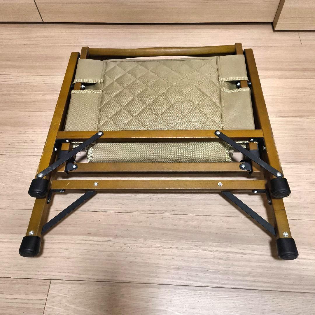 クイックキャンプ ウッドローチェア アウトドア折りたたみ