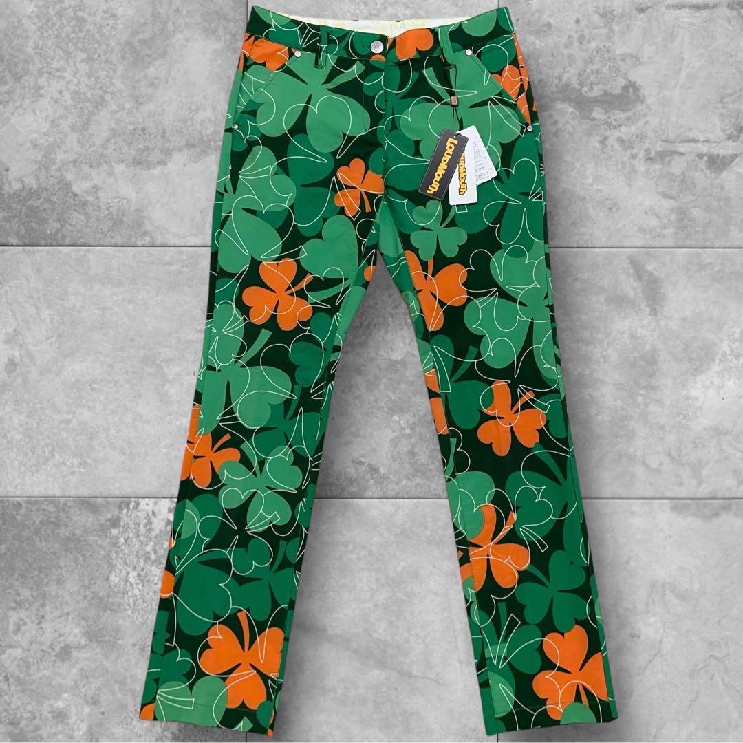 ꧁༺ ラウドマウス LOUDMOUTH 新品 ゴルフロングストレッチパンツ L