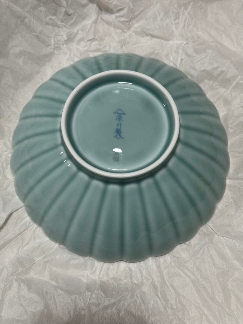 【長期保管品】 深川製磁 菊割鉢
