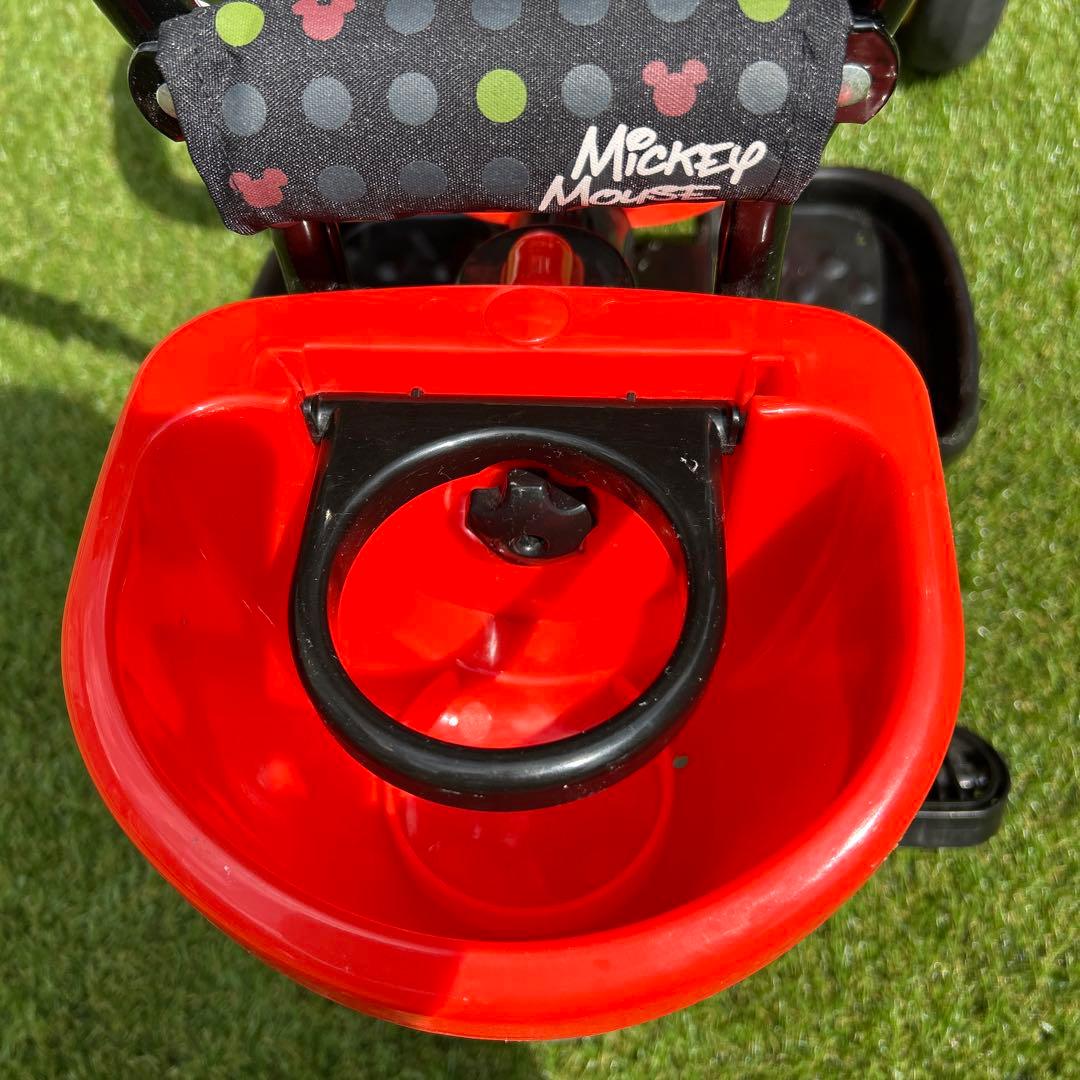 ミッキーマウス　幼児用三輪車　サンシェード付き