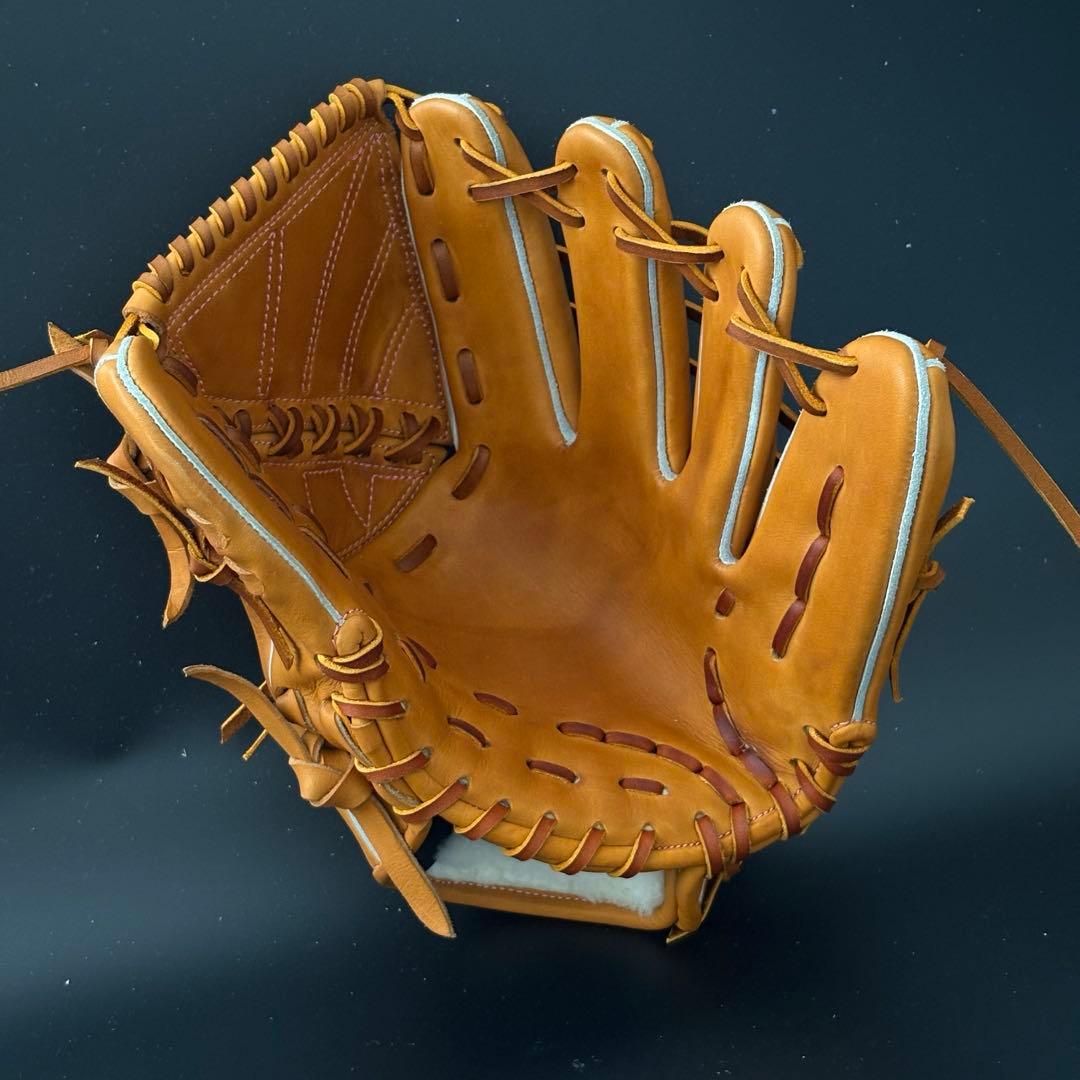 新品　高校野球対応　硬式投手用グローブ　湯もみ型付け済み