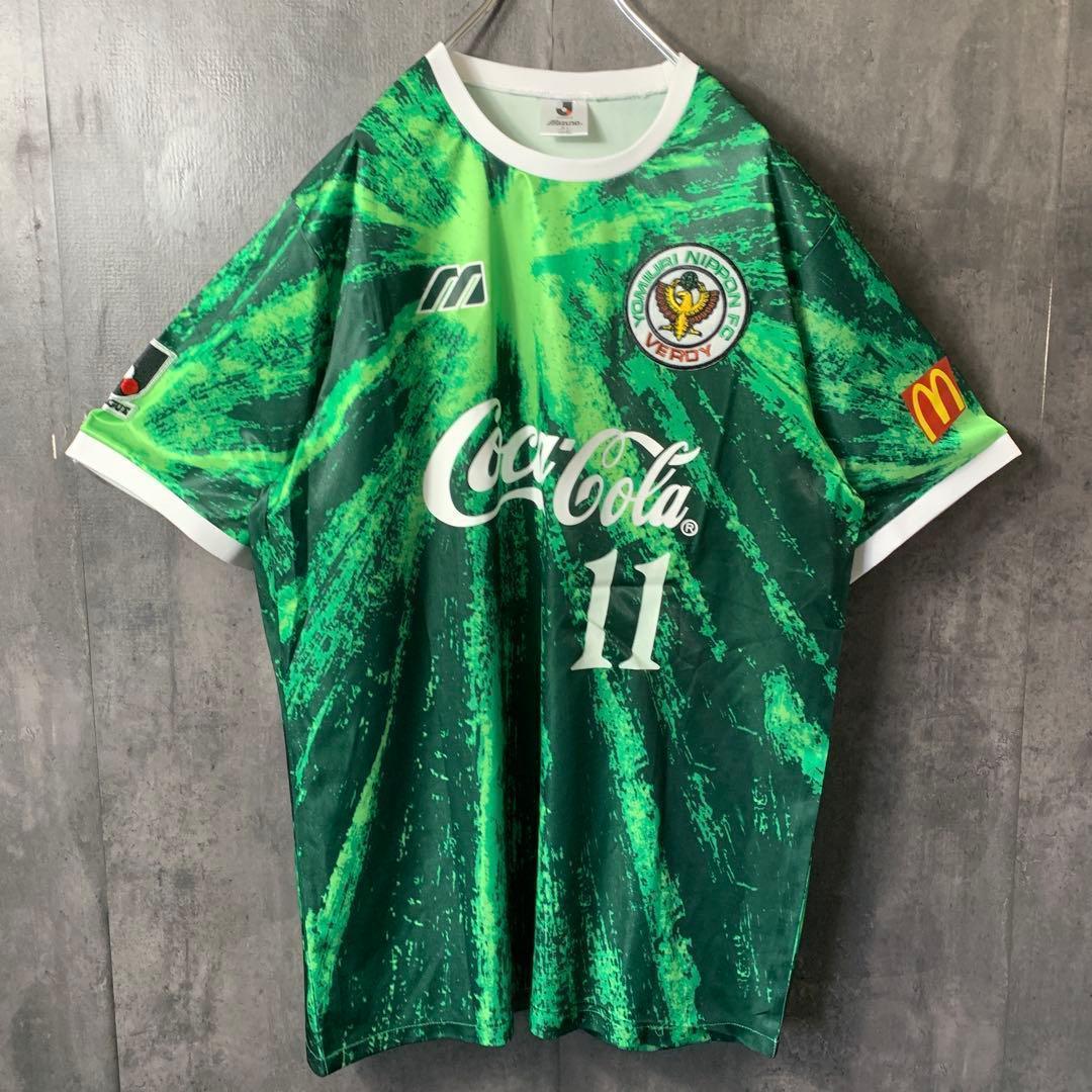 【★三浦カズ】 古着 サッカー 東京ヴェルディ 90s レトロ ユニフォーム L
