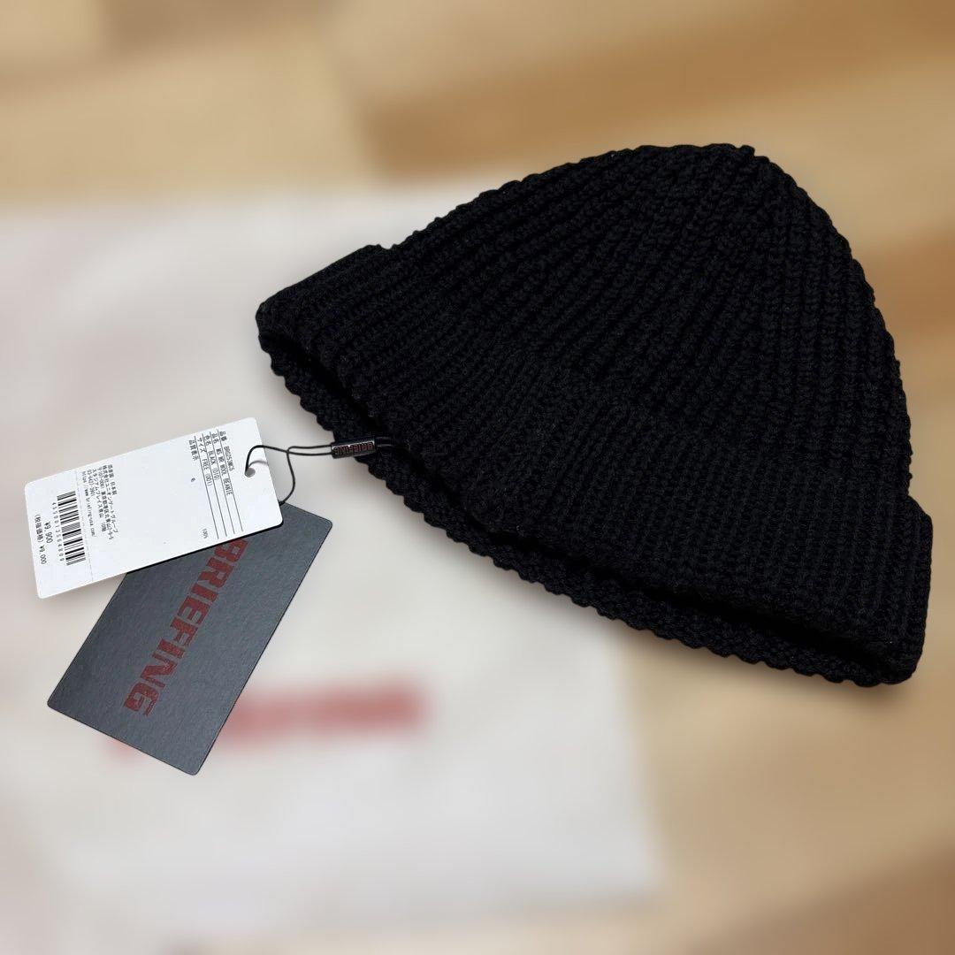 BRIEFING 新作WR WOOL BEANIE BLACK