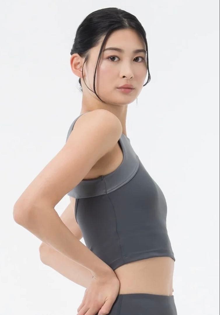 SUKALA シマープリントショートタンクトップ　M