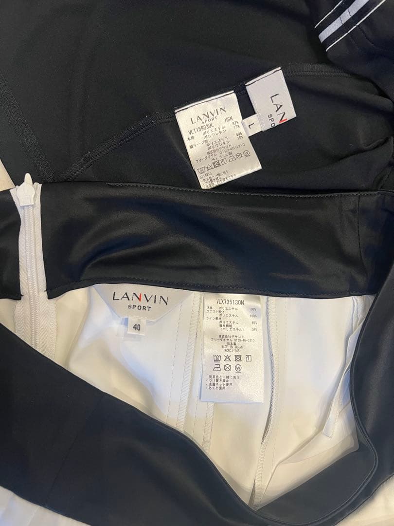 【51700円】ランバンスポール　ゴルフウェア　上下セットアップ